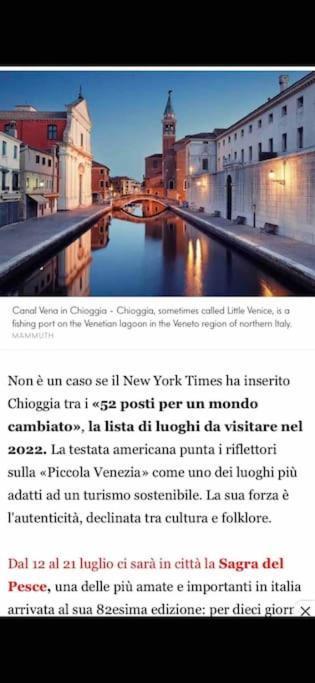 Ca Francesco Appartamento Contemporaneo Chioggia Eksteriør billede